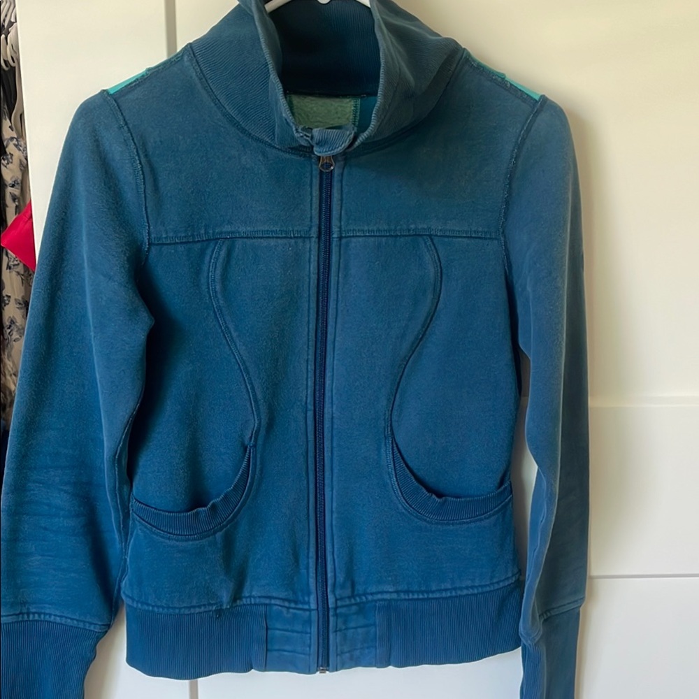Lululemon Teal Zip-Front Women's Jacket